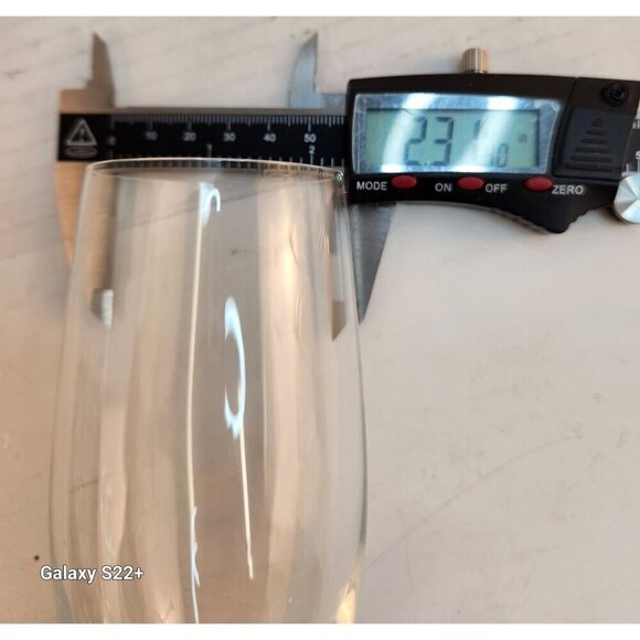 Set Of 2 Crystal Clear Champagne Flutes 9.75" Tall Stemware Glasses For Celebrat - Picture 2 of 9